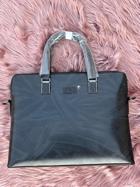 Luxury Montblanc Leather Laptop Bags