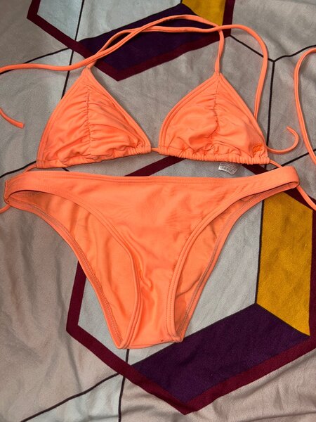 Bikini orange élégant