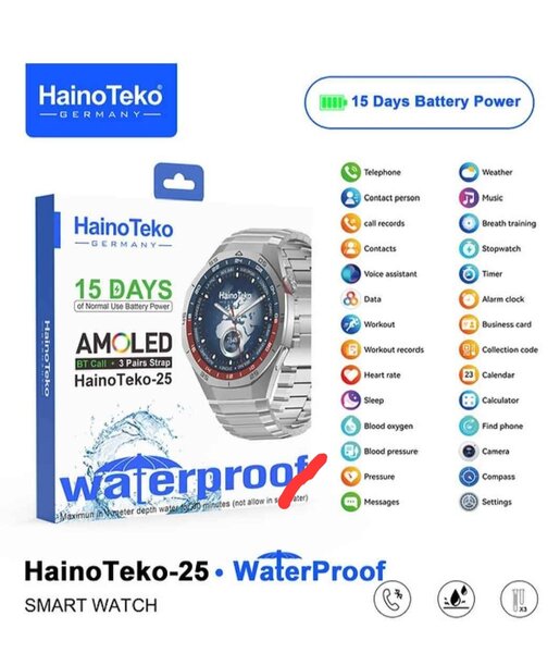 HainoTeko-25 Montre Connectée