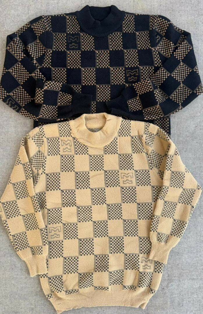 Pulls à motifs géométriques