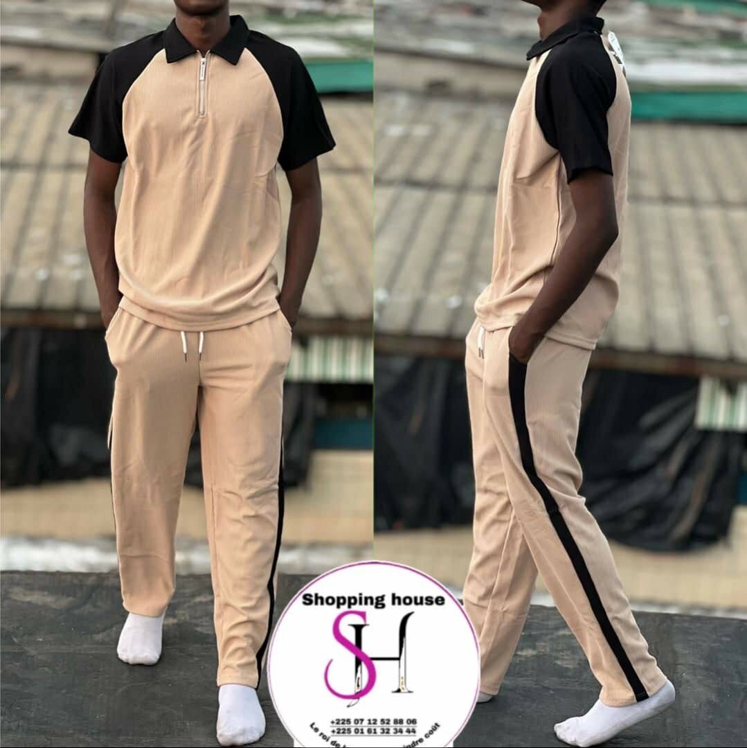 Ensemble manche courte