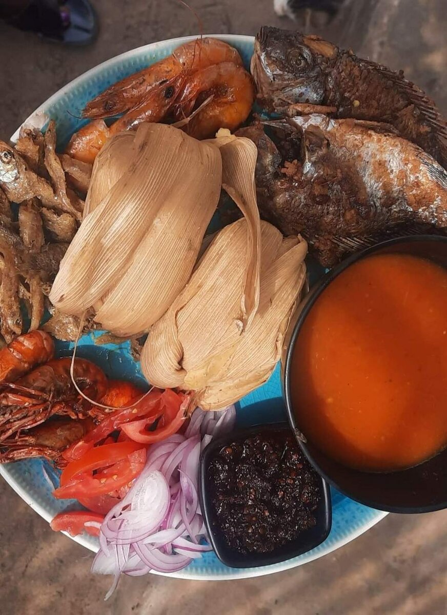 Plat de fruits de mer frais