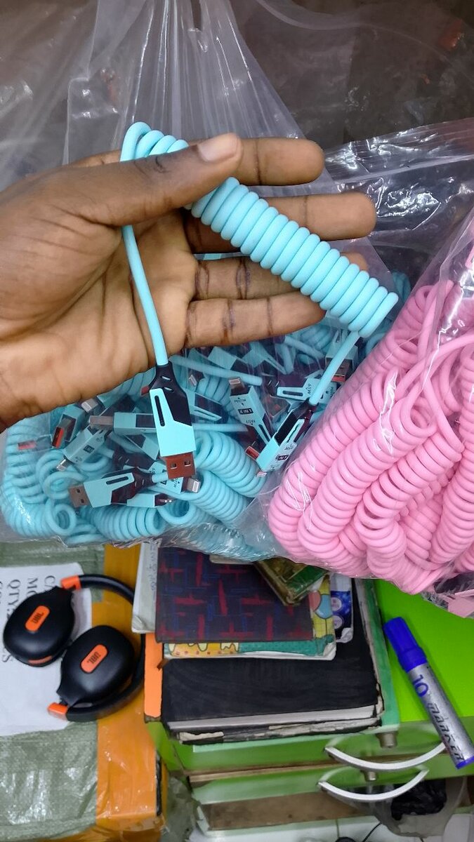 Câbles USB Colorés Spirale