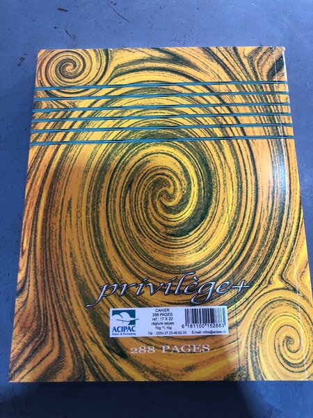 Cahier 300P Privilège+
