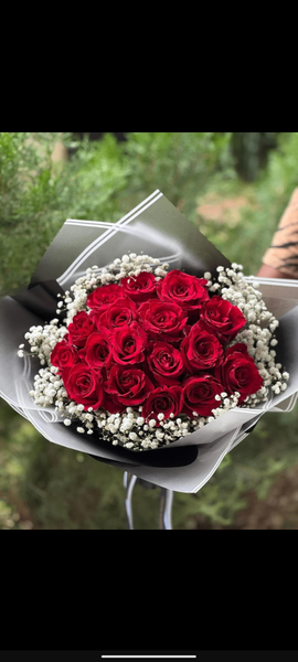 Bouquet de roses rouges