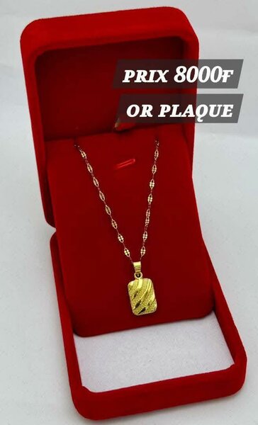 Pendentif Homme Plaqué Or