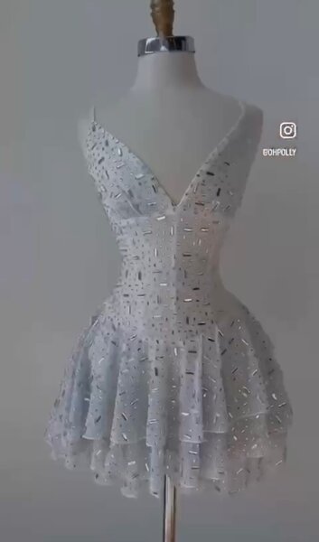 Robe en sequins scintillante