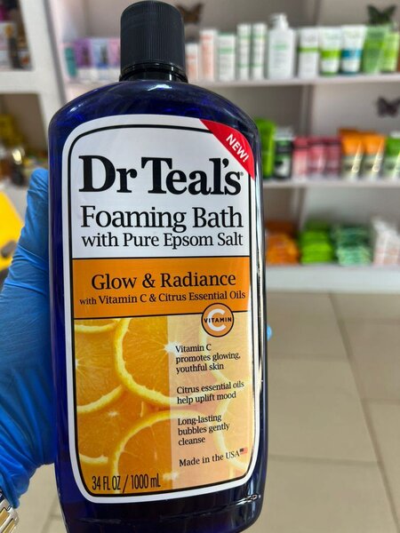 Dr teals citrus foaming bath