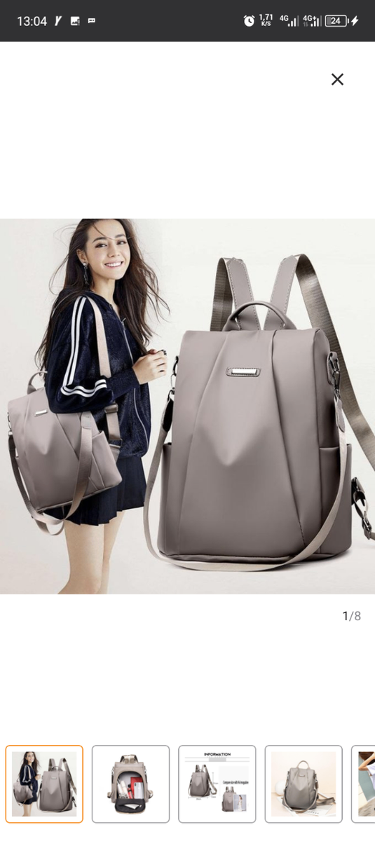 Sac à dos antivol élégant