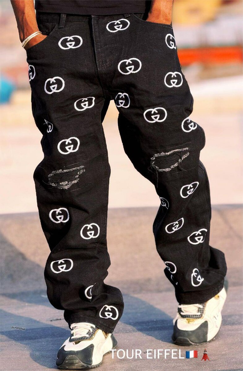 Jeans élégants unisexes