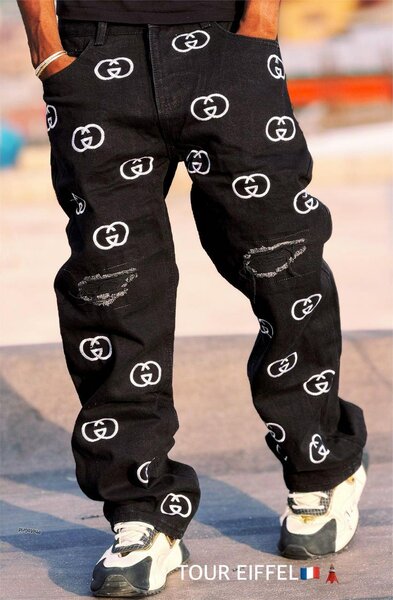 Jeans élégants unisexes