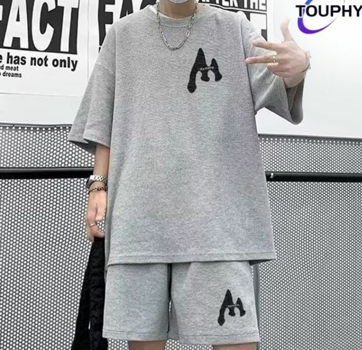 Ensemble décontracté gris