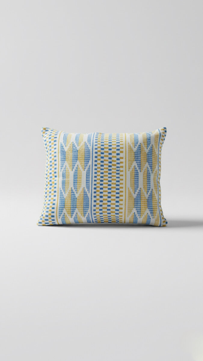 Coussin décoratif géométrique