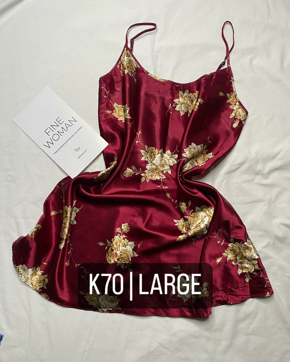 Beautiful Women's Pajama Dress with floral print