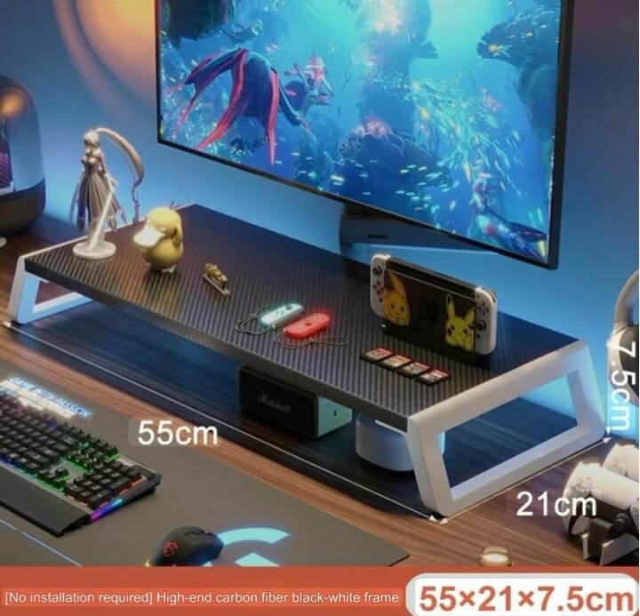 High End Carbon Fiber Monitor stand