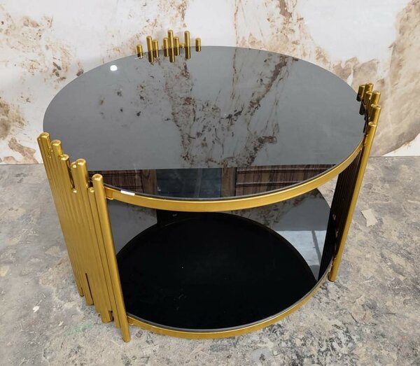 Table basse moderne en verre