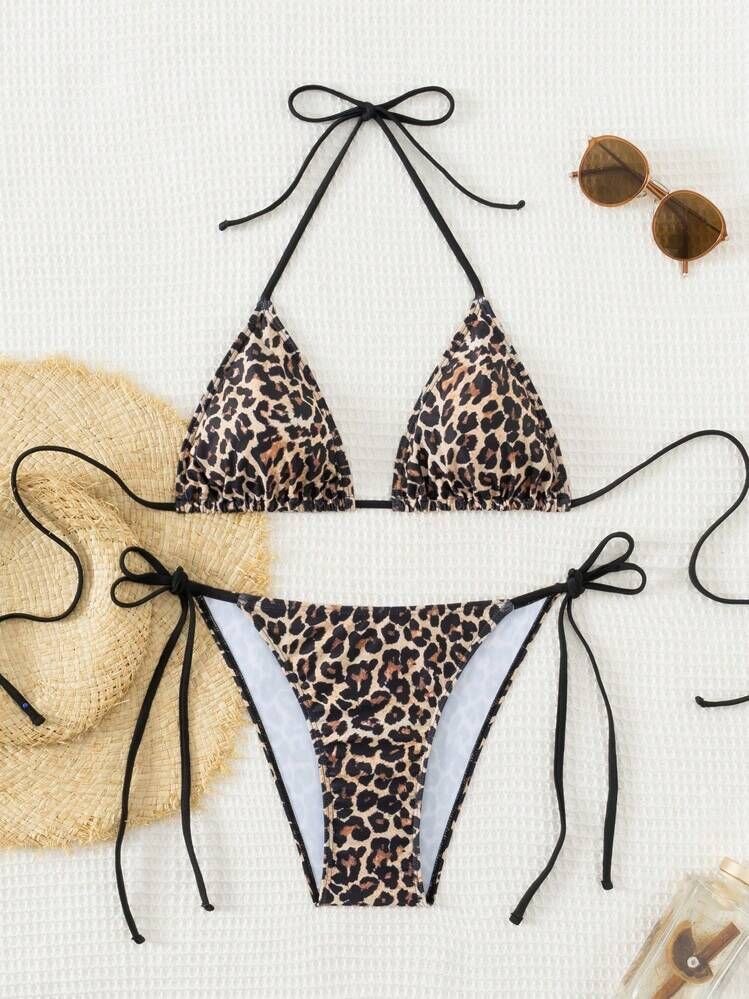 Bikini léopard tendance