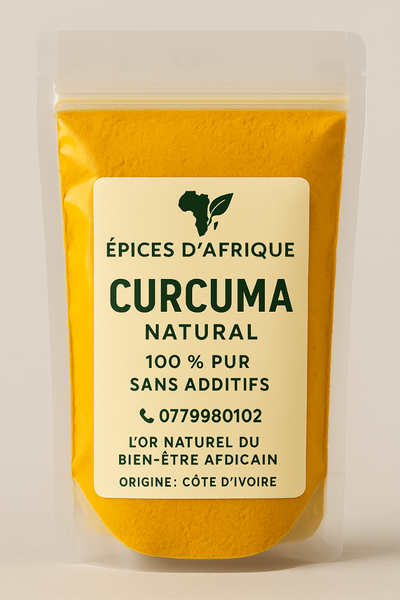 Curcuma Épices d'Afrique Pur