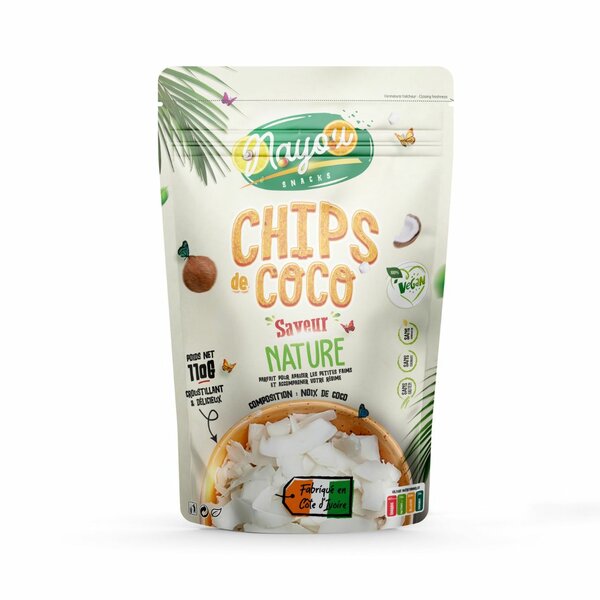 Chips de coco nature