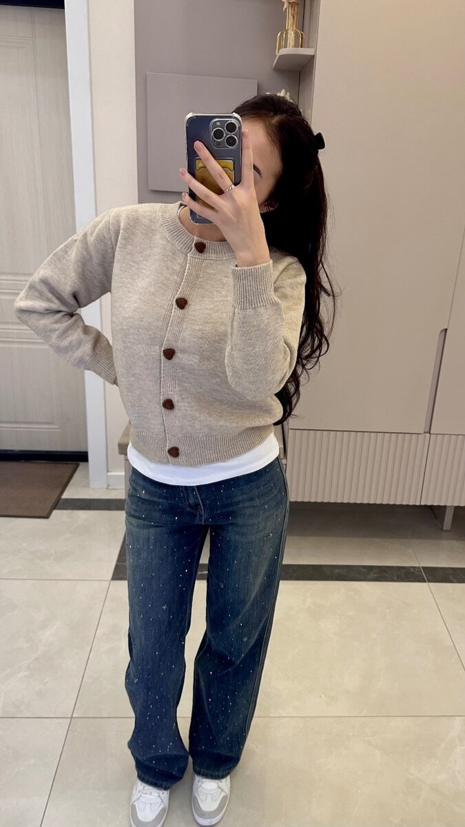 Кардиганы сердечки