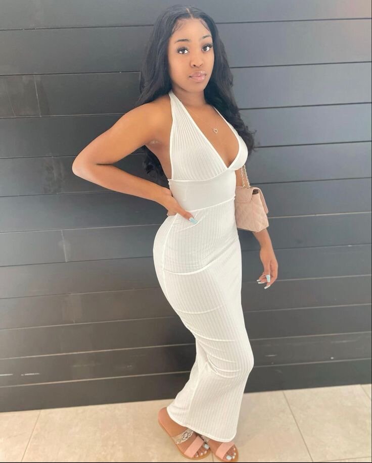 Robe longue moulante élégante