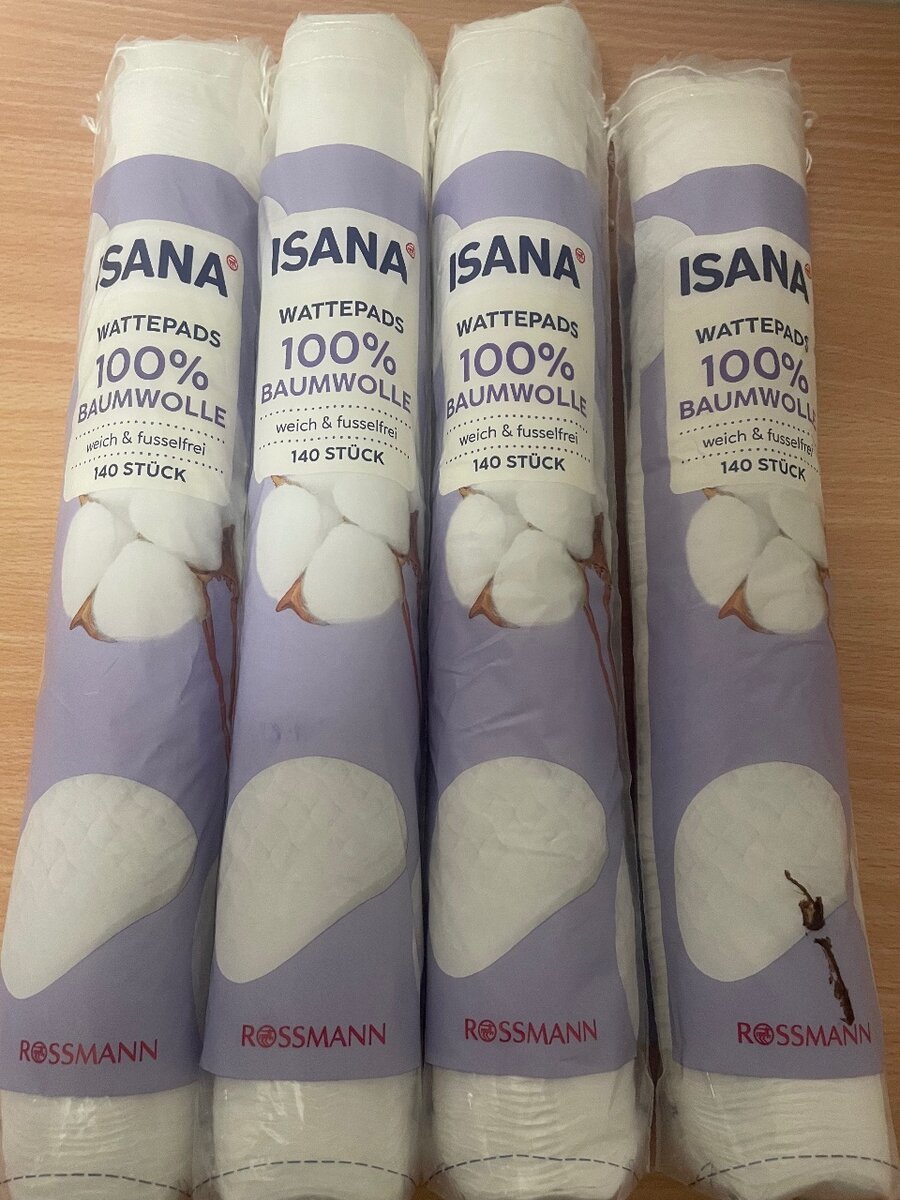 Disques de coton 100% bio