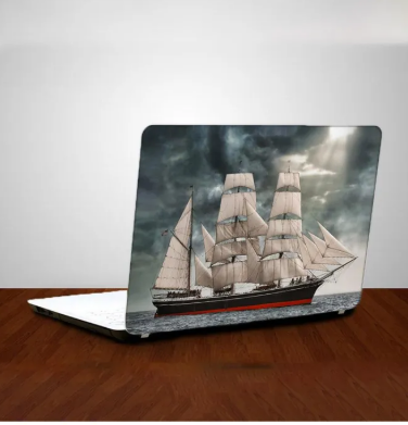 Ship Boat Laptop Back Skin Sticker-Laptop Back Skin-Laptop Skin Vinyl Sticker Decal, 14.6 15 15.4 15.6 inch Laptop Skin Sticker Cover For All Laptops