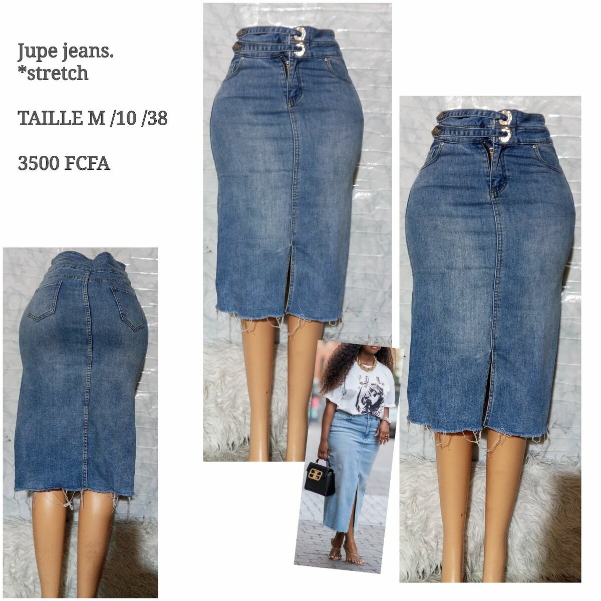 Jupe Jean Fendue