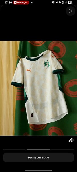 Maillot Équipe Côte d'Ivoire