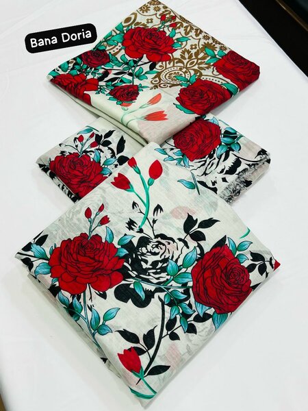 Printed lawn suit