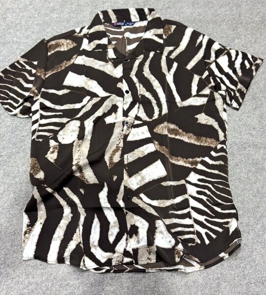 Chemise tropicale à imprimé