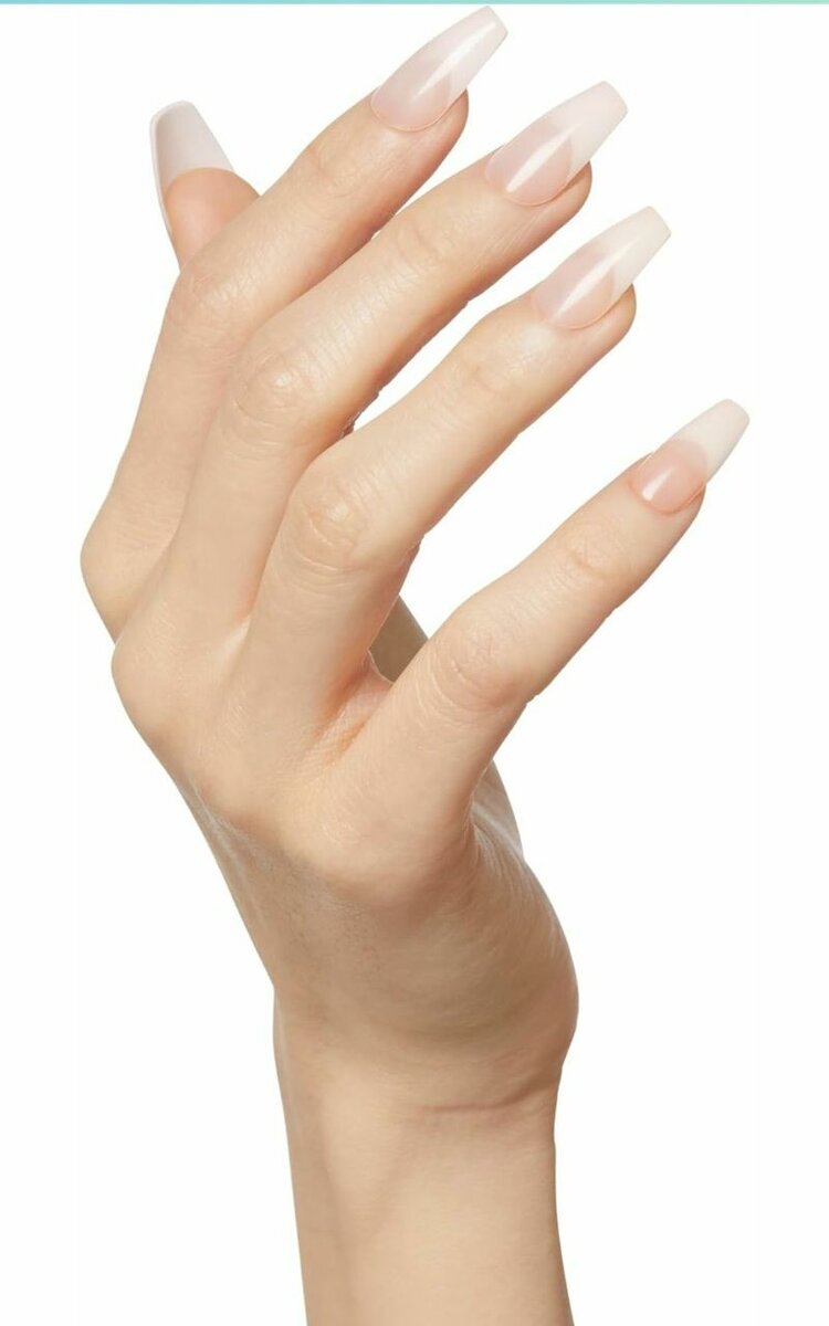 100 pcs transparent nails