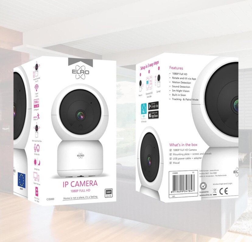 Caméra IP 1080P Wi-Fi HD