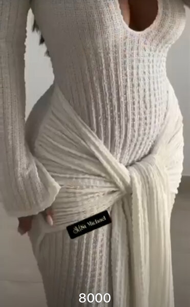 Robe élégante en tricot
