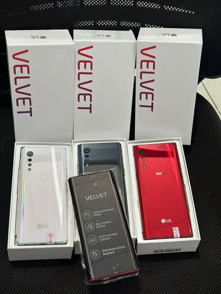 LG Velvelt 5G 128gb/6gb ram fresh in box 15pcs im stock 4300