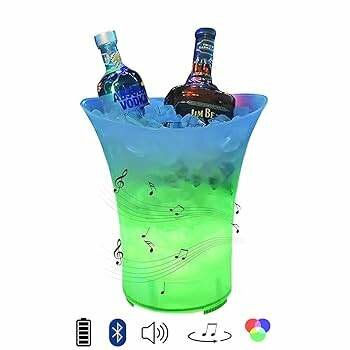 Seau à glace LED Bluetooth