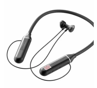 Imported Bluetooth Earphones Wireless Magnetic in Ear Headphones Sport Neckband Neck-hanging TWS Earbuds Wireless Bluetooth Headset with Mic | large Capacity Digital Display Neckband