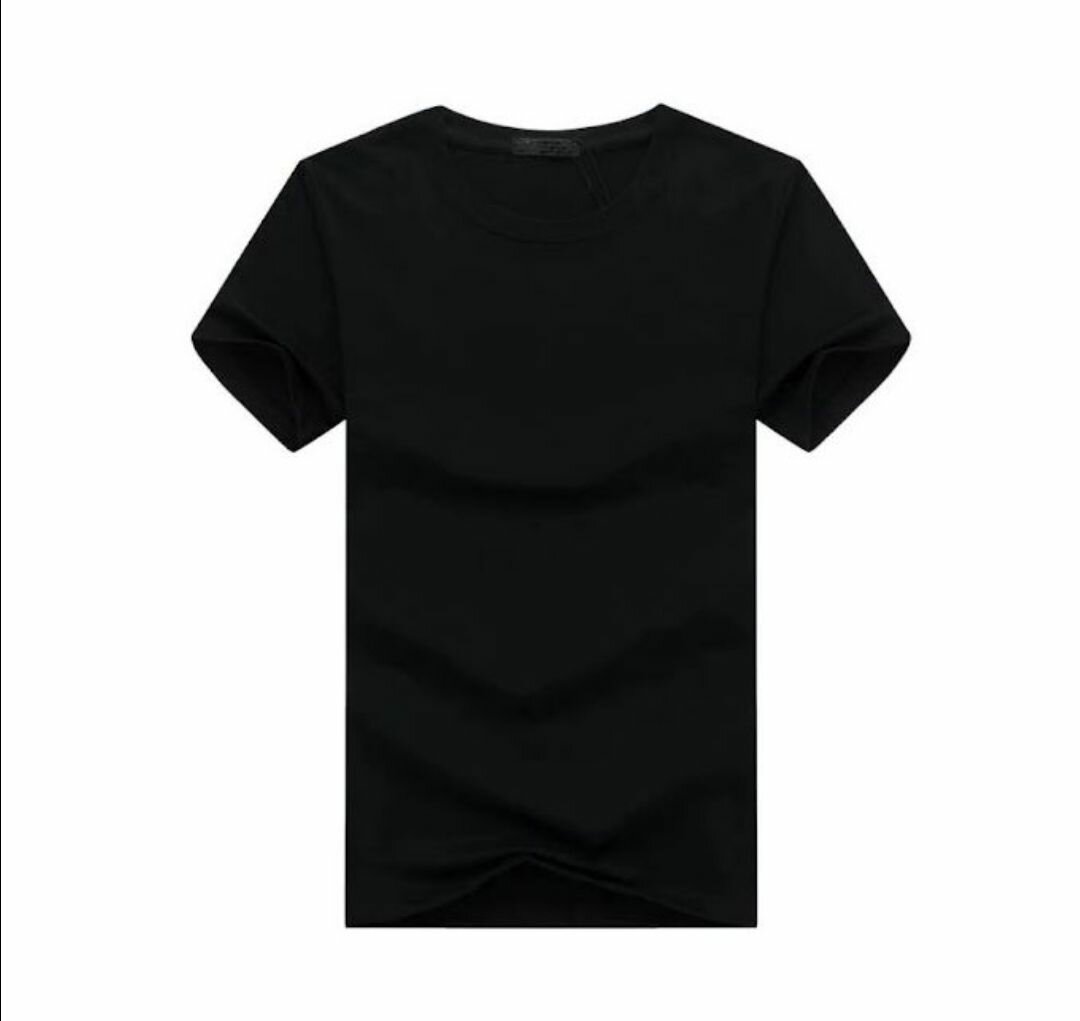 Short sleeve round neck shirt - Navy Blue/Black /Grey