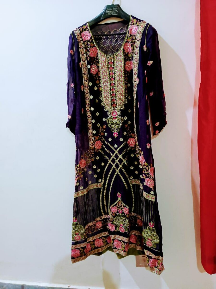 Chiffon Fancy dress 3 pc