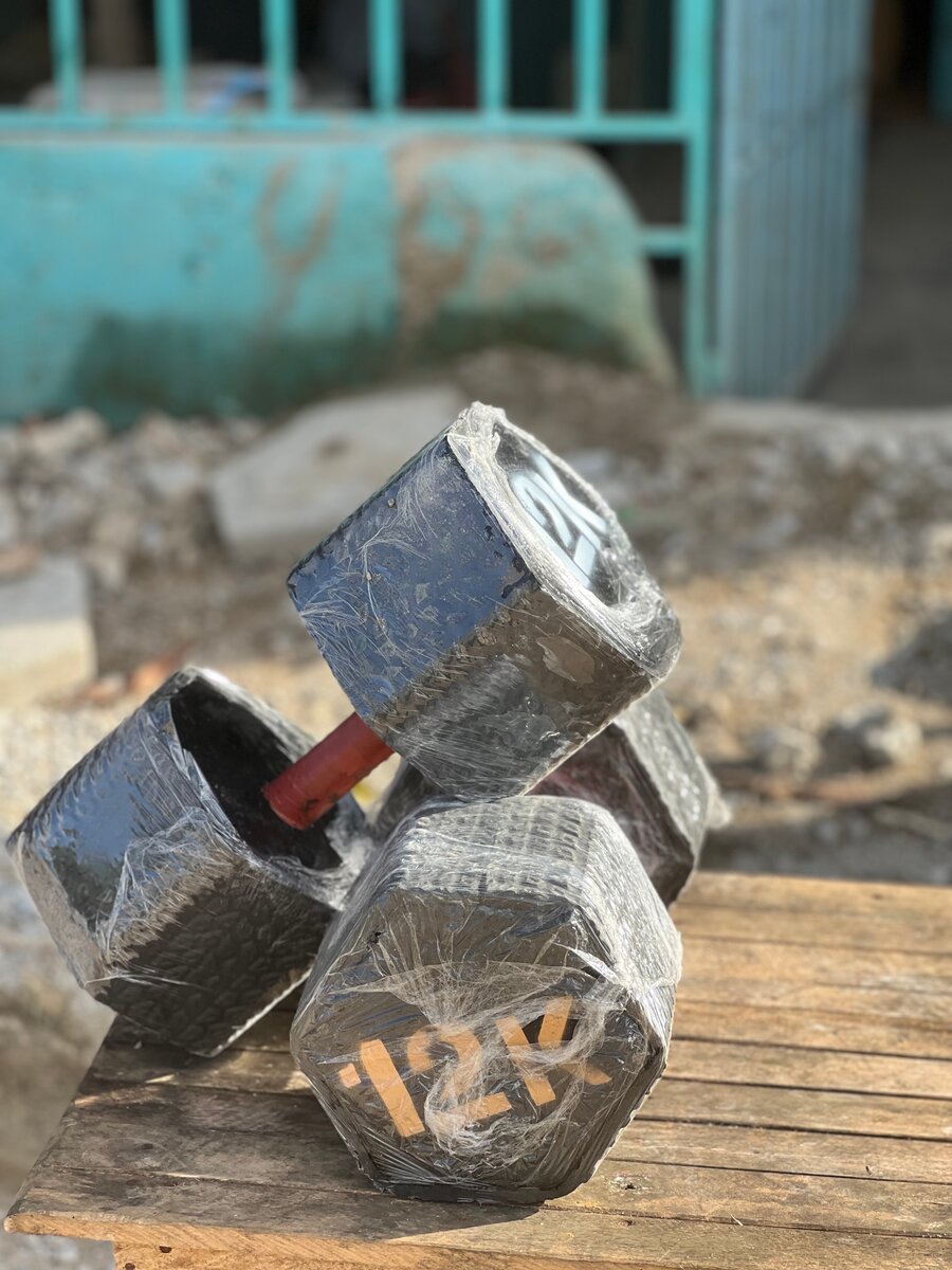 Haltères hexagonaux 12 kg