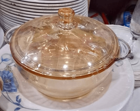 1 Cocotte en verre 1.5L