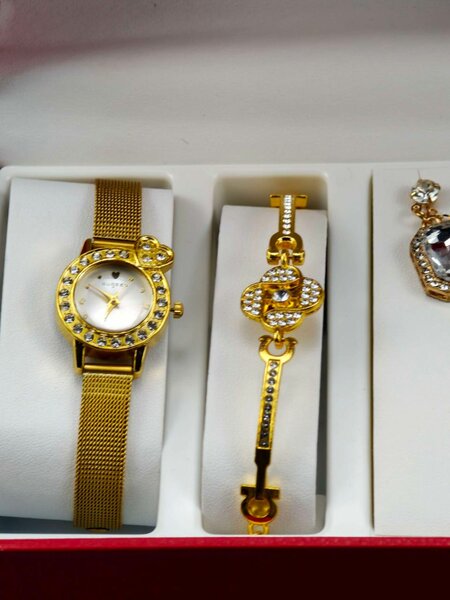 Ensemble Bijoux Doré Luxe