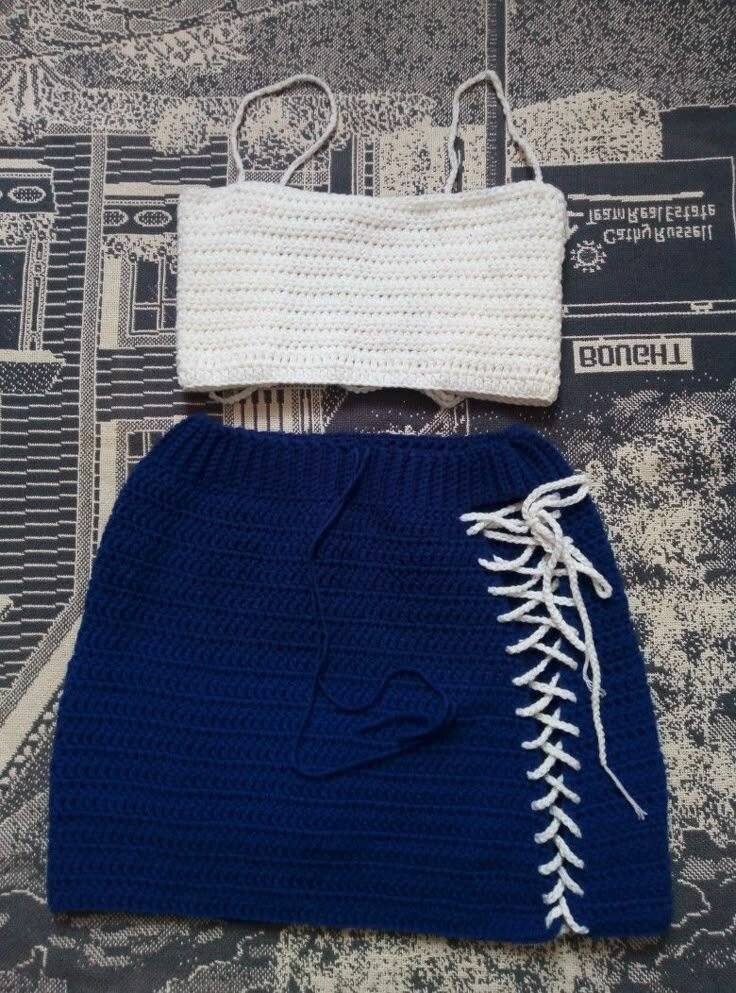 Ensemble bikini crochet élégant