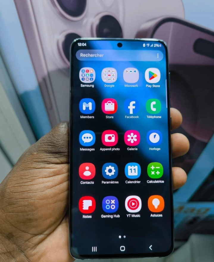 Samsung Galaxy moderne noir