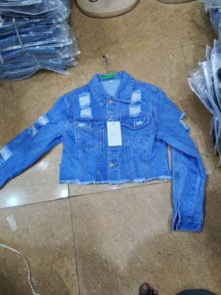 Veste en jean décontractée