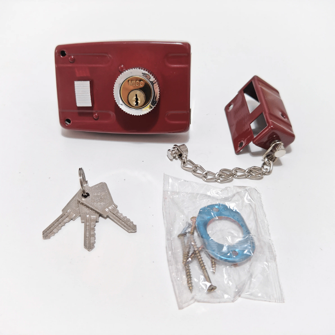 Serrure de porte robuste avec clés