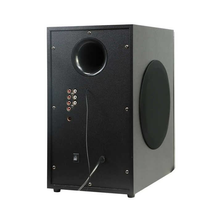 Système de cinéma maison USB SD FM DVD, caisson de basses