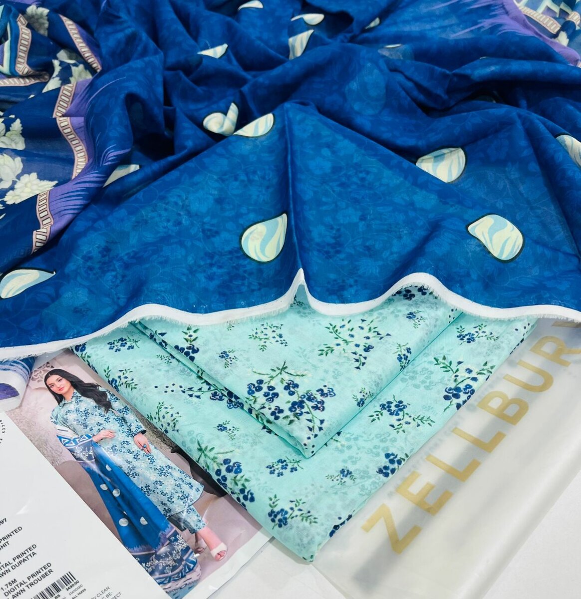 Shirt trousers and duppata