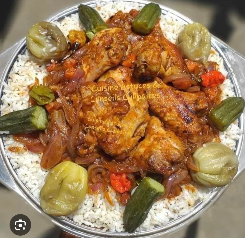 Poulet Riz soumara Épicé