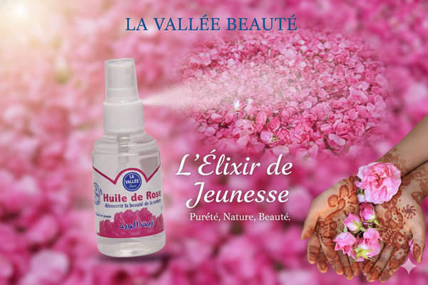 Huile de Rose Pure Anti-Âge
